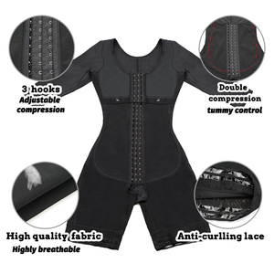 Dropshipping Post Surgery <strong>Tummy</strong> <strong>Tucker</strong> Snatched Bodysuit Posture Corrector Belt Colombian Shapers Shapewear for Women - Product Image 2