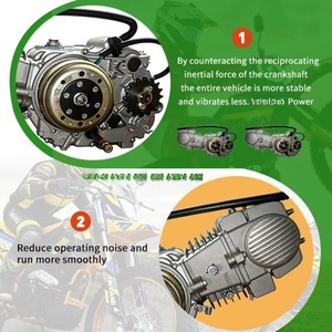 W063 140cc 4-stroke Single-cylinder Water-<strong>cooled</strong> <strong>Engine</strong> CDI Ignition Electric/kick Start Motorcycle <strong>Engine</strong> Assembly - Product Image 3