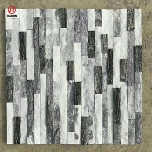 Vente directe usine – Carreaux muraux décoratifs extérieurs en <span class=keywords><strong>ardoise</strong></span> naturelle antique adhésive pour murs d'accentuation - Product Image 1