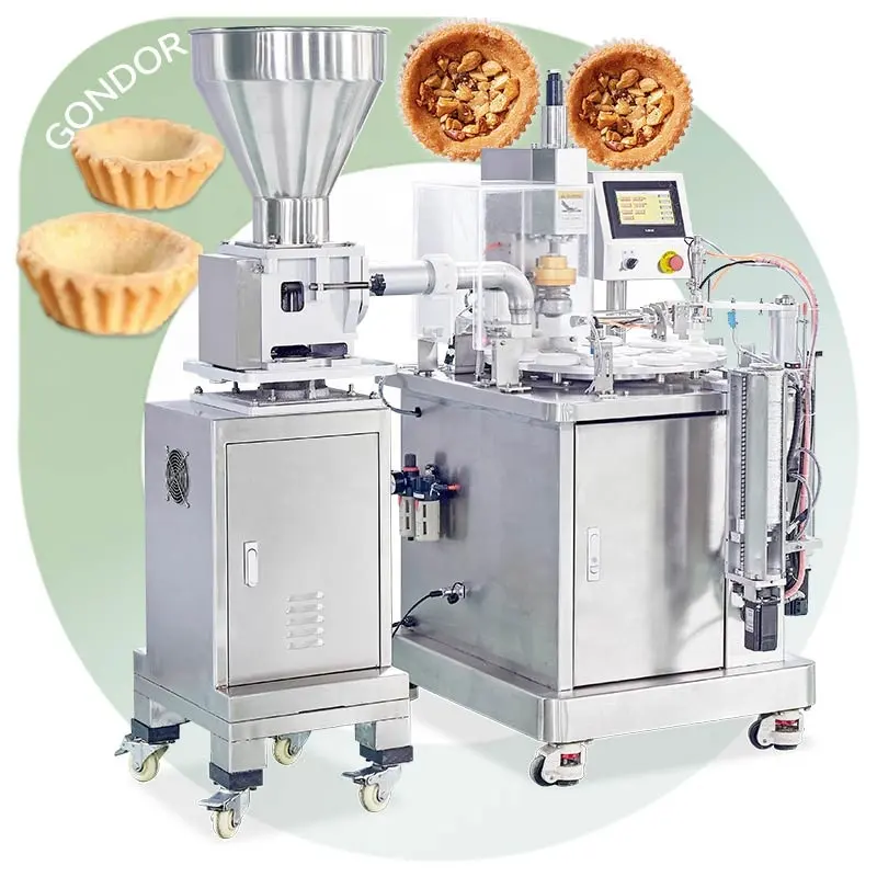 Crust High Efficiency Custard Egg Tart Shell Pressing Maker Tartlet Form Presses Hot Sale Cornish Pie Machine