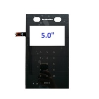 Panel Táctil Capacitivo Multitáctil de 10 Puntos, Impermeable, con Interfaz USB, Personalizado, de 5 Pulgadas, Fabricación Directa ODM OEM, MOQ Pequeño