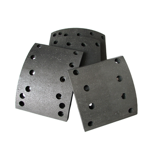 HD90009440176 0176A 81.50221.0535 Pastiglie Freno Anteriori Tipo <span class=keywords><strong>B</strong></span> a 8 Fori per Assale Shacman Delong F3000 - Product Image 1