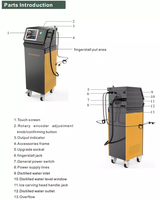 Appareil de beauté professionnel R79 Platinum Finger avec refroidissement par glace et 8 technologies pour le lifting du visage et le remodelage corporel