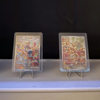 Support de badge en acrylique premium de 2,2 pouces, mini-stand pour cartes gradées, cartes de sport de baseball, marque Suti, modèle ST-T102