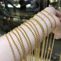 AVEC MOULE À L'INTÉRIEUR De Luxe Mode Réel AU750 Pur Collier En Or 18K Femmes Dames Femme Mariage Fiançailles Mariage Fine Jewelry