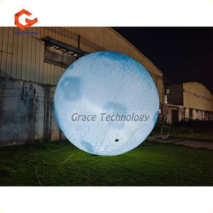 Éclairage LED Ballons gonflables Lune Planète Terre Lune Système <span class=keywords><strong>solaire</strong></span> suspendu Ballon Neuf Planètes pour décoration de fête - Product Image 3