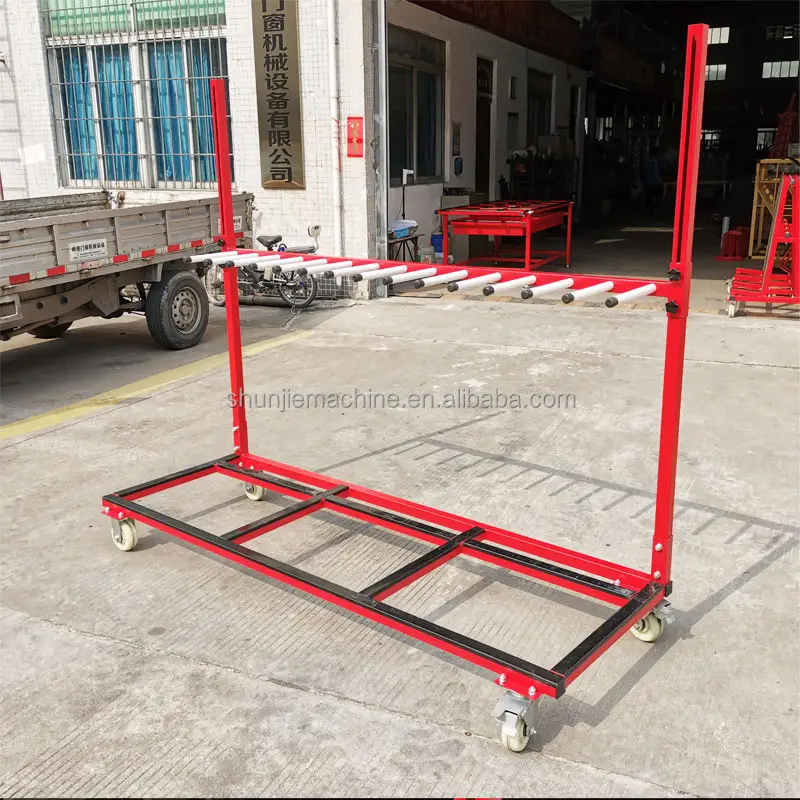 Groothandel 500Kg Zware Fabrikant Gebruik Materiaal Transport Kar Magazijn Zware Trolley Karren Met Handvat Op Top