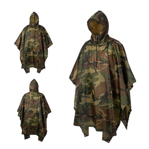 Vente flash - Imperméable camouflage - Poncho tactique - Vêtements de pluie pour adultes - Poncho de pluie pour hommes - Product Image 2