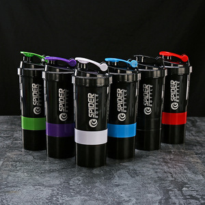 2025 yeni toptan spor salonu <span class=keywords><strong>Blender</strong></span> su şişesi BPA ücretsiz plastik Protein tozu <span class=keywords><strong>Shaker</strong></span> ile mikser topu - Product Image 2