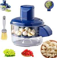 Automatische oplaadbare PP plastic multifunctionele fruit- en groenteschilmachine met roestvrijstalen mes voor thuiskeuken