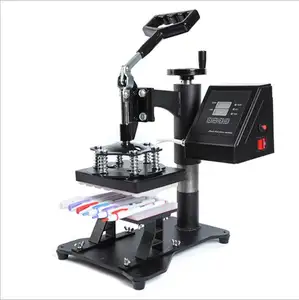 Factory Direct cheap manual Pen heat press machine with 6 working tables