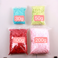 30g/Sac Vente en Gros de Remplissage en Papier Froissé Coloré pour Emballage, Papier Déchiqueté pour Remplissage de Boîtes Cadeaux de Luxe