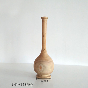 <span class=keywords><strong>Vase</strong></span> à fleurs en bois à long col, moderne, décoratif, de haute qualité et tendance, design simple, nouveau style - Product Image 5