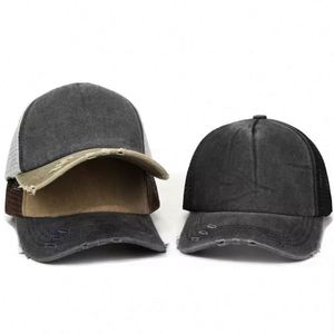 Summer Fashion Trendy Van Driver Cotton 5-Panel Tucker Trucker Cap Unisex Hipster Faded Vintage Dad <b>Hat</b> with Metal Buckle - Product Image 2