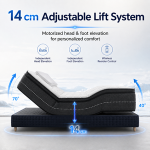 <span class=keywords><strong>Matelas</strong></span> intelligent réglable avec contrôle par application zéro gravité, <span class=keywords><strong>matelas</strong></span> de <span class=keywords><strong>lit</strong></span> <span class=keywords><strong>électrique</strong></span> avec moteur OKIN <span class=keywords><strong>pour</strong></span> la maison, l'hôtel et les soins de santé - Product Image 4