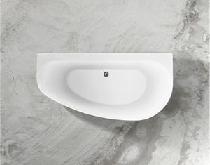 Cupc Canada 2 personas parejas bañera <span class=keywords><strong>de</strong></span> lujo blanco acrílico independiente hoja <span class=keywords><strong>de</strong></span> bañera para personas gordas Zhejiang - Product Image 2