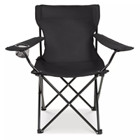 Vente en gros de chaise de camping pliante portable 600D Oxford Beach Fishing Picnic Furniture Chaise de camping Fauteuil ultraléger pour l'extérieur