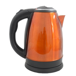 Orange <b>Kettle</b> Stainless Steel Body High Quality 1.8L Cordless Boil-Dry Hotel Use Automatic Shut-off - Product Image 4