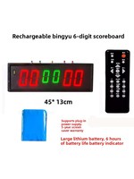 Marcador Electrónico LED Abatible con Cronómetro para Baloncesto, Fútbol, Tenis de Mesa y Billar, Uso en Interiores, IP65, 5V, SDK, 1 Año de Garantía