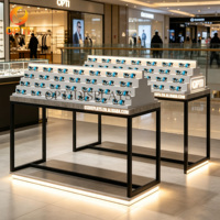 Muebles de Exhibición para Ópticas, Iluminación para Tiendas, Mostrador para Gafas de Sol, Bandeja de Exhibición para Lentes Ópticas