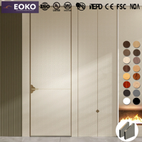 Porte intérieure en bois MDF moderne personnalisable EOKO pour les constructeurs, pour appartements, vente en gros