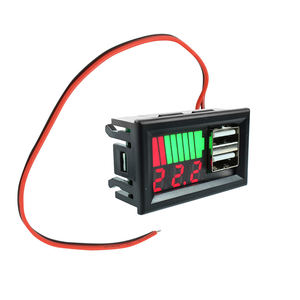 Voltímetro de CC, Indicador de Nivel de Carga de Batería, Medidor de Capacidad de Batería de 12v-84v, Indicador de Capacidad de Voltímetro - Product Image 5