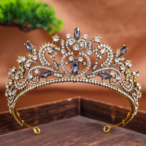 Tiara de Cristal Brillante Hecha a Mano, Corona para Mujer, Novia, Boda, Baile de Graduación, Fiesta de Cumpleaños, Accesorios para el Cabello, Tocado de Lujo para Reina - Product Image 5