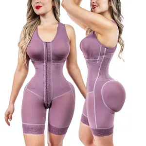 थोक निजी लेबल उच्च कमर ट्रेनर पेट नियंत्रण Shapewear पूर्ण शरीर स्लिमिंग कोलम्बियाई Fajas शेपर