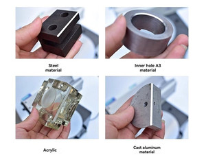 Máquina biseladora de escritorio con riel deslizante compuesto, máquina de desbarbado multidireccional de metal para bordes redondos y arcos, para procesamiento de hardware - Product Image 5