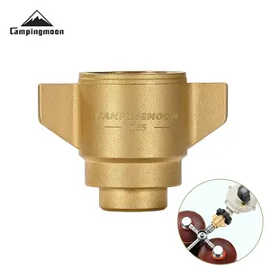 Válvula de bronze inflável, válvula de bronze de rosca japonesa para gás liquefeito isobutane, válvula de redução de pressão, adaptador de cilindro de gás