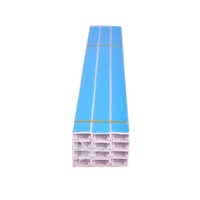 Conduit de câbles en plastique PVC auto-adhésif avec couvercle, goulotte de gestion des fils électriques
