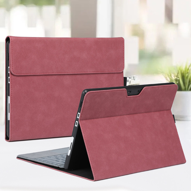 Customized Leather Luxury Shockproof Tablet Case for Microsoft Surface Go 4 3 2 1 Pro 10 9 8 With Protective Myc9242 Laudtec