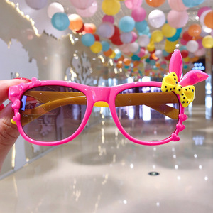 3 rose red rabbit ears glasses