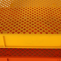 Caisse à pain en plastique HDPE 545*475*160, grillagée, ventilée, de qualité alimentaire, empilable, emboîtable, recyclable, légère et durable