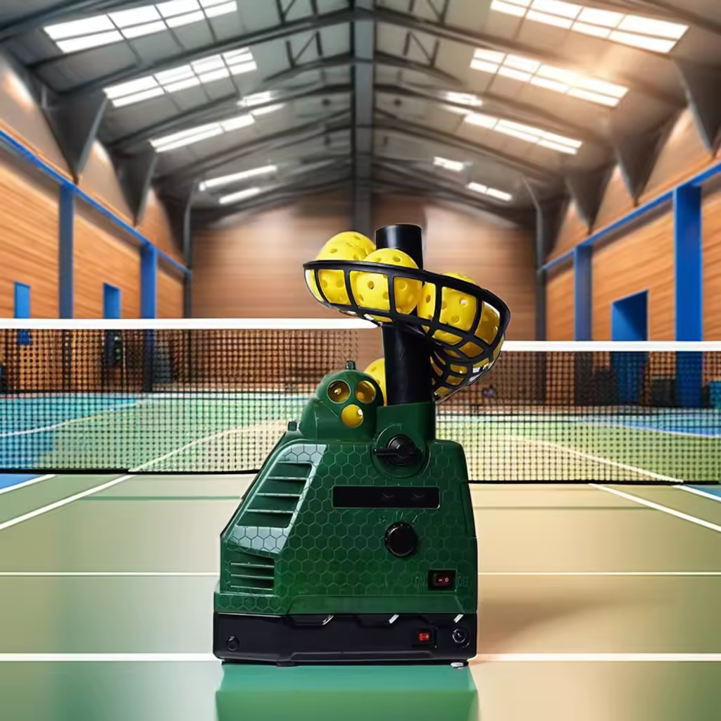 Custom Adjustable Pickleball Ball Machine Multifunctional Plastic Pickleball Tennis Padel Launch Machine for Swing Training Aids