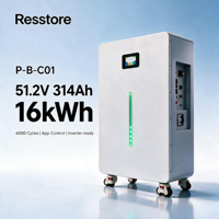 Système de stockage d'énergie hybride de type split 14,34 kWh 10-20 kW, batterie LiFePO4 51,2 V 280 Ah, onduleur à onde sinusoïdale pure CAN pour la maison