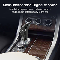 Navihua Nouveau Design pour Land Rover Range Rover Sport L494 2014-2017 Accessoires Intérieurs Bouton de Levier de Vitesses de Voiture en Cristal de Luxe