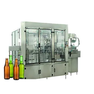 Usado equipamentos de engarrafamento de vidro beber cerveja vinho macio para venda