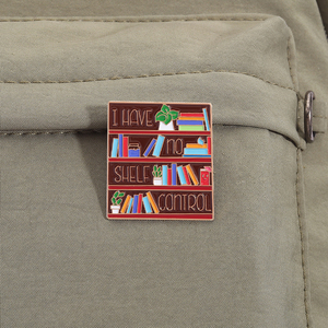 Lesezeichen sind für Quitter Emaille Pin Lustige Buch liebhaber Zitat Brosche Revers Abzeichen Schmuck Geschenk für Leser Freunde - Product Image 3