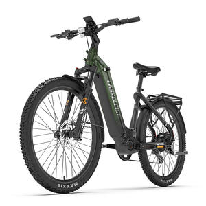 Bicicleta Eléctrica Híbrida Lankeleisi MG600 Lite Verde 250W 36V 20Ah con Neumáticos Maxxis, Bicicleta Eléctrica de Montaña y Ciudad, Almacén en la UE, Bicicleta Eléctrica SUV - Product Image 1