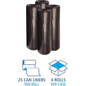 Bolsas de Basura para el Hogar Boardwalk 522 Super Extra-Resistentes, 43x47, 1.6 Mil, 56 gal, Negras, 10 Bolsas por Rollo, Caja de 10 Rollos - Product Image 5