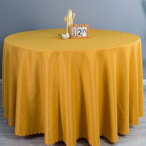 Nappe Ronde Unie pour Hôtels, Banquets, Mariages et Restaurants – Vente en Gros - Product Image 3