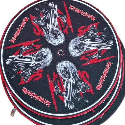 Custom Eco-friendly 100% Polyester Abrasion-Resistant Heavyweight Vinyl Record Mat for Gramophone/Record Player