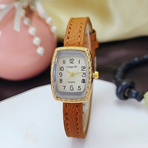 <span class=keywords><strong>Orologio</strong></span> <span class=keywords><strong>da</strong></span> Donna Dorato di Tendenza, 7 Colori, Quadrante Rettangolare, Cinturino in Pelle Testurizzata, Lussuoso <span class=keywords><strong>Orologio</strong></span> <span class=keywords><strong>da</strong></span> <span class=keywords><strong>Polso</strong></span> per l'Africa - Product Image 5