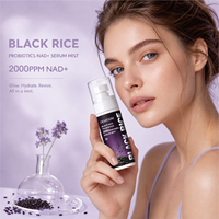 Sérum Visage Hydratant et Repulpant OEM à la Céramide, Réparateur de Barrière Cutanée, Probiotiques de Riz Noir et 2% NAD en Brume