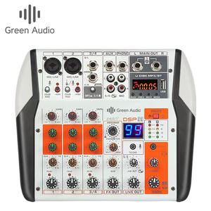 <span class=keywords><strong>Hiz</strong></span> Live Band Performance Mixer a due canali MU6/MU4 Audio scheda Audio e Mixer - Product Image 1