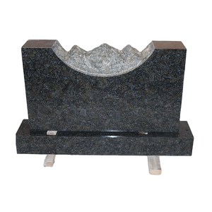 2024nuova personalizzazione pietra tombale pietra tombale pietra di granito nero lapide - Product Image 1