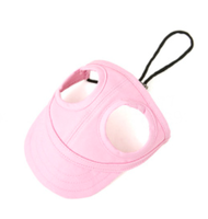 Casquette de baseball personnalisée pour chien, chapeau de pêcheur d'été pour chien et chat avec trous pour les oreilles, chapeau de soleil réglable pour chiot, accessoire de tête pour animal de compagnie
