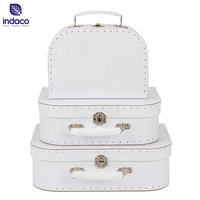 Boîte cadeau pour bébé Boîte cadeau personnalisée de luxe en carton carrée de Noël pour bébé avec poignée