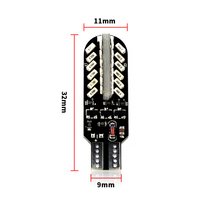 Lámpara de luz de marcha atrás giratoria para coche, luz de estacionamiento Ultra brillante, 48SMD, 3014, blanco, 6000k, T10, 158, 579, 912, RGB